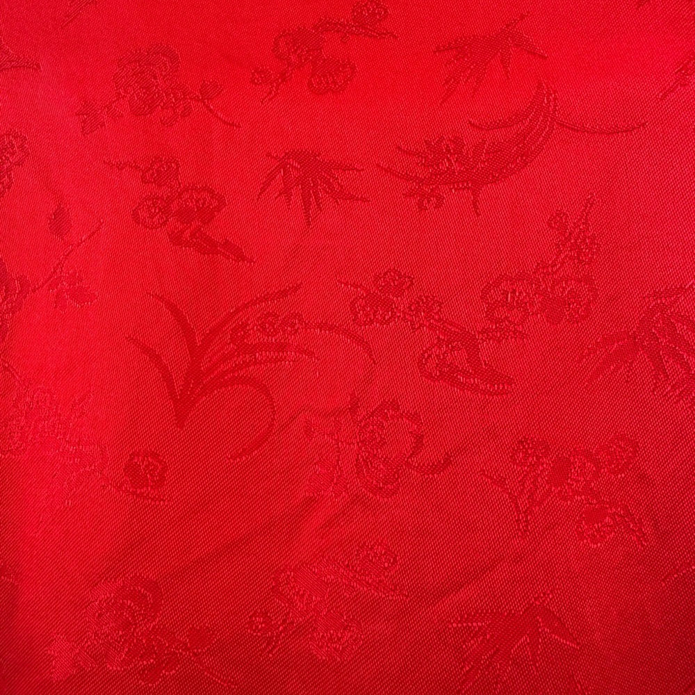 Vintage Red Silk Chinese Tang Blouse - Small - Picture 6 of 7